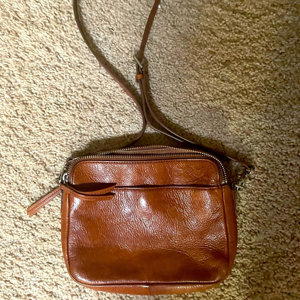 Fossil bag, 8”x7” by 2”